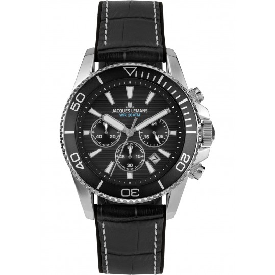Мужские часы Jacques Lemans Liverpool Diver 1-2206A - фото 1