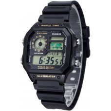 Мужские часы Casio Digital AE-1200WH-1B