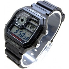 Мужские часы Casio Digital AE-1200WH-1A