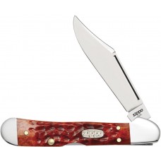 Нож перочинный ZIPPO Chestnut Bone Standard Jigged Mini Copperlock 50538_207
