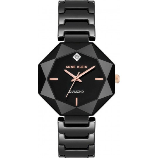 Женские часы Anne Klein 5064BKBK - фото 1