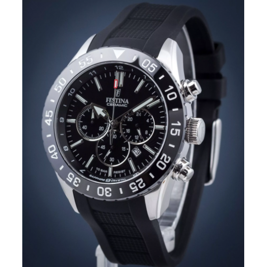 Мужские часы Festina CHRONO CERAMIC F20515/2 - фото 3