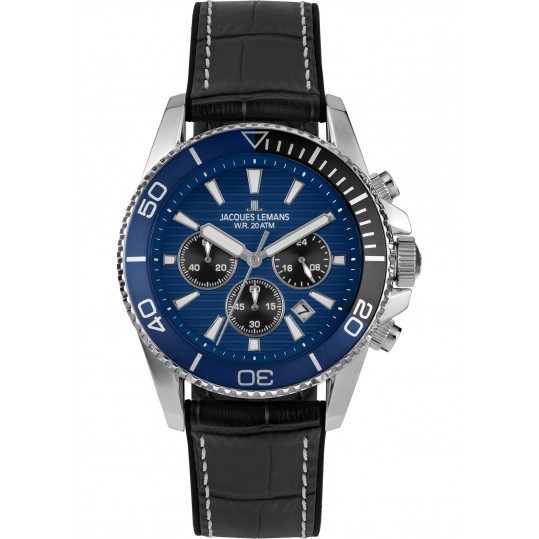 Мужские часы Jacques Lemans Liverpool Diver 1-2206B - фото 1