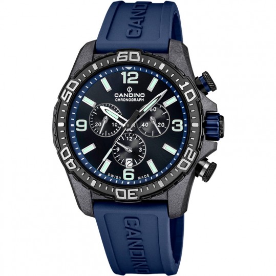 Мужские часы Candino Chronos Carbon Chronograph C4779/2 - фото 1