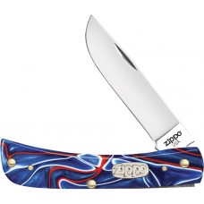 Нож перочинный ZIPPO Patriotic Kirinite Smooth Sodbuster Jr 50510