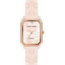 Женские наручные часы Anne Klein Ceramic Diamond 4034RGLP