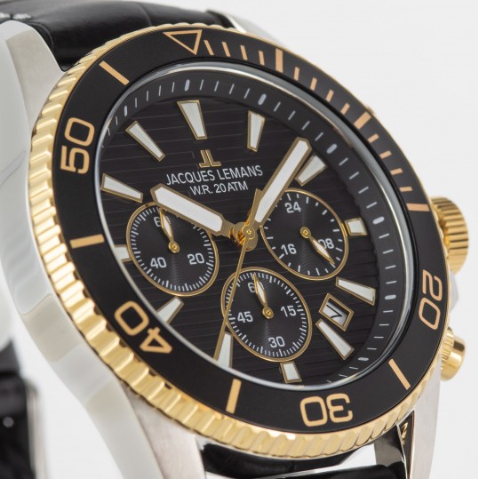 Мужские часы Jacques Lemans Liverpool Diver 1-2206F - фото 2