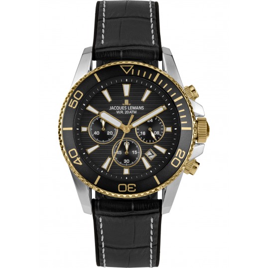 Мужские часы Jacques Lemans Liverpool Diver 1-2206F - фото 1