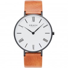 Мужские часы Obaku Ultra Slim V283GXBWRZ-DIB