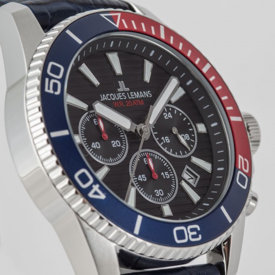 Мужские часы Jacques Lemans Liverpool Diver 1-2206D - фото 2