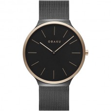 Мужские часы Obaku Ultra Slim V240GXMBMB