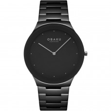 Мужские часы Obaku Ultra Slim V290GXBBSB