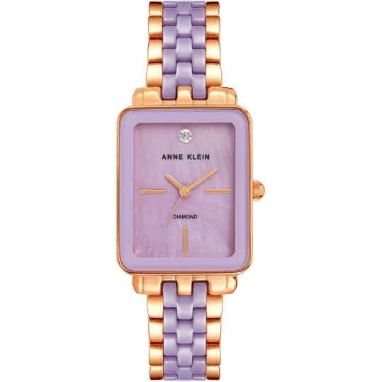 Женские наручные часы Anne Klein Ceramic Diamond 3668LVRG - фото 1