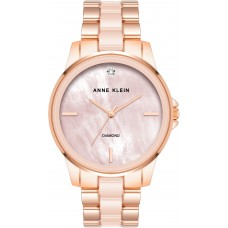 Женские наручные часы Anne Klein Ceramic Diamond 4120BHRG
