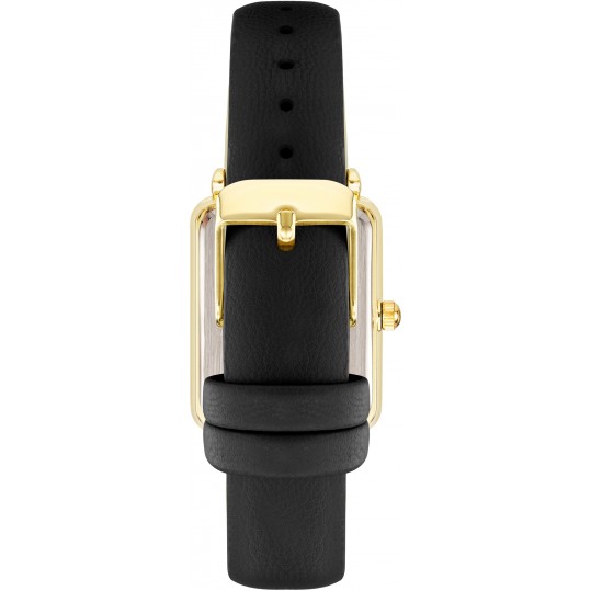 Женские наручные часы Anne Klein Rectangular Leather 3702BKBK - фото 3