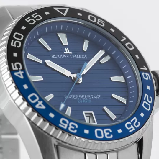 Мужские часы Jacques Lemans Liverpool Diver 1-2205I - фото 4