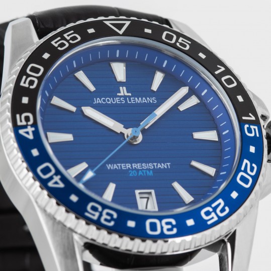 Мужские часы Jacques Lemans Liverpool Diver 1-2205B - фото 2