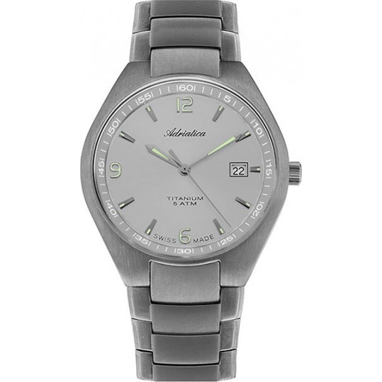 Мужские часы Adriatica Titanium A1069.4157Q - фото 1