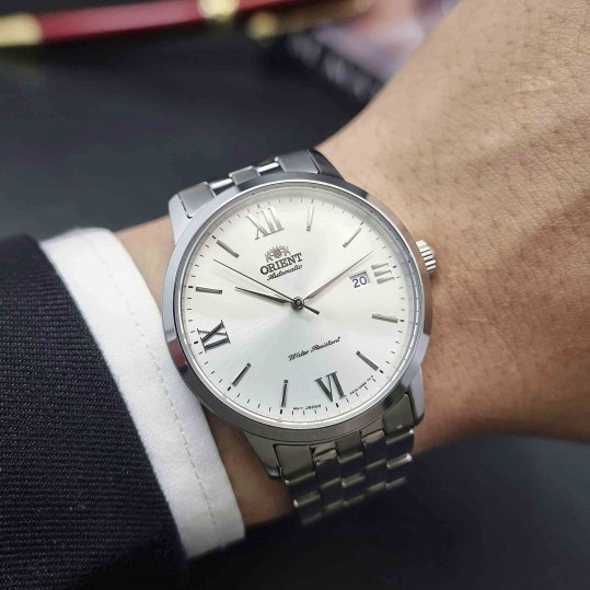 Мужские часы Orient Contemporary Mechanical Simple Date RA-AC0F10S - фото 3