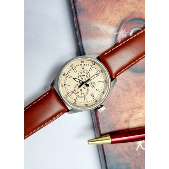 Мужские часы Orient Multi-dial Field Watch ET0N Refresh RA-AK0405Y - фото 2