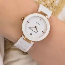 Женские часы Anne Klein Ceramic Diamond 1018RGWT