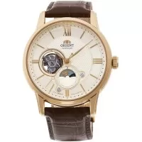 Мужские часы Orient Sun & Moon w Semi Skeleton RA-AS0010S