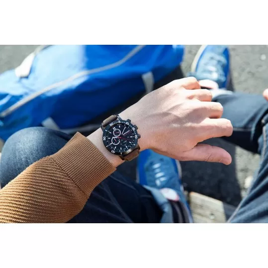 Мужские часы Wenger Roadster Black Night Chrono 01.1843.107 - фото 3