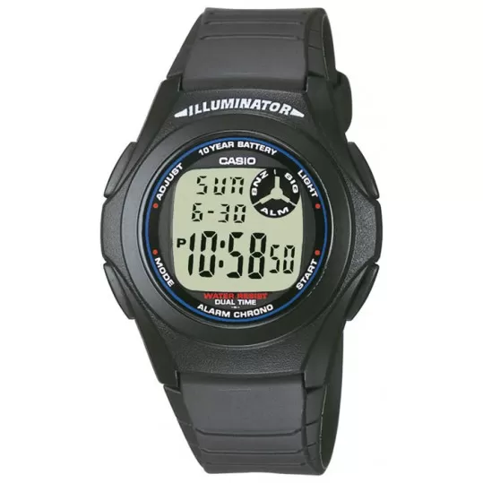 Мужские часы Casio Digital F-200W-1A - фото 1