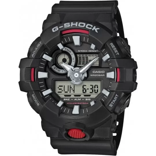 Мужские часы Casio G-Shock GA-700-1A - фото 1
