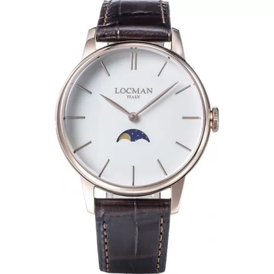 Мужские часы Locman 1960 moon phases 0256R05R-RGAVRGPT - фото 1