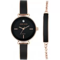 Женские часы Anne Klein Box Set Diamond 3620BKST