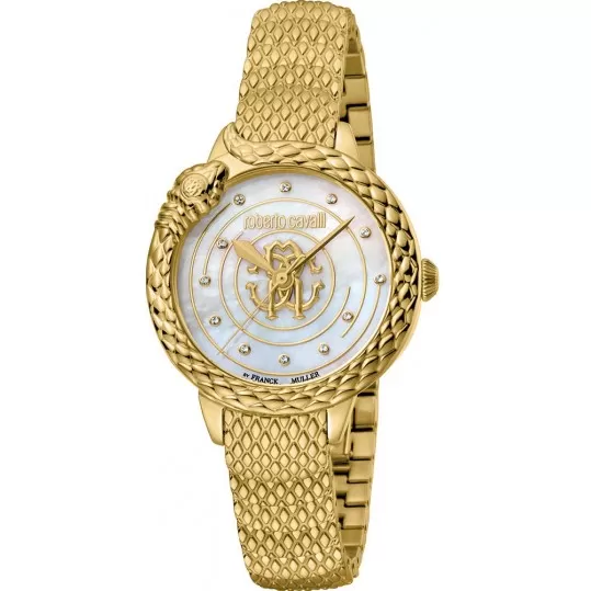 Женские часы Roberto Cavalli by Franck Muller Snake RV2L052M0061 - фото 1